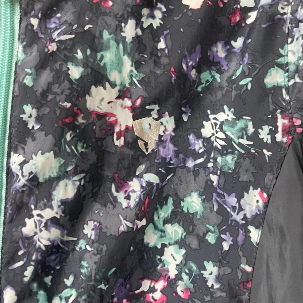 Stoic Girls’ Floral Printed Faux “Fur” Lined Raincoat